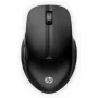 HP 430 ratón inalámbrico multidispositivo, ambidiestro, óptico, RF inalámbrico + Bluetooth, 1200 DPI, negro