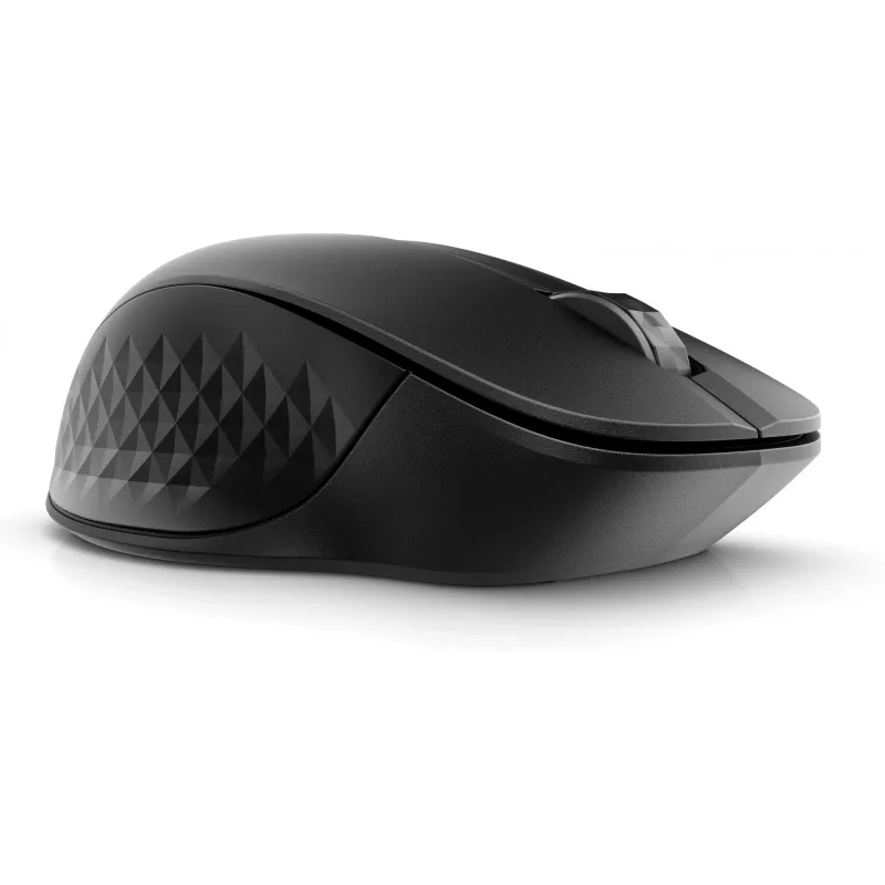 HP 430 ratón inalámbrico multidispositivo, ambidiestro, óptico, RF inalámbrico + Bluetooth, 1200 DPI, negro