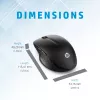 HP 430 ratón inalámbrico multidispositivo, ambidiestro, óptico, RF inalámbrico + Bluetooth, 1200 DPI, negro