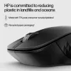 HP 430 ratón inalámbrico multidispositivo, ambidiestro, óptico, RF inalámbrico + Bluetooth, 1200 DPI, negro