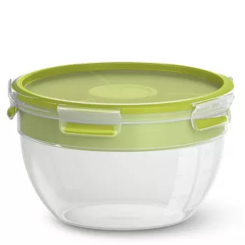 Fiambrera EMSA CLIP & GO ensaladera XL redonda 2,6 L