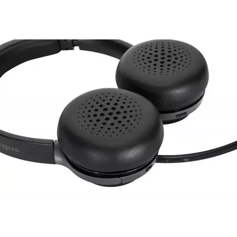 Targus AEH104GL auriculares/auriculares con micrófono con cable e inalámbricos diadema llamadas/música USB Type-C Bluetooth negro