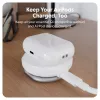 Targus HJ3310WHGL cargador para dispositivos móviles auriculares, smartphone, smartwatch blanco USB carga inalámbrica carga rápida interior