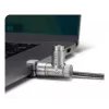 Candado de cable Targus HS5910GL plata 2m para portátil candado de llave