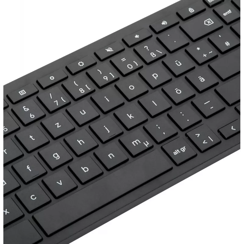 TARGUS teclados teclado hogar Bluetooth QWERTZ alemán negro tamaño completo
