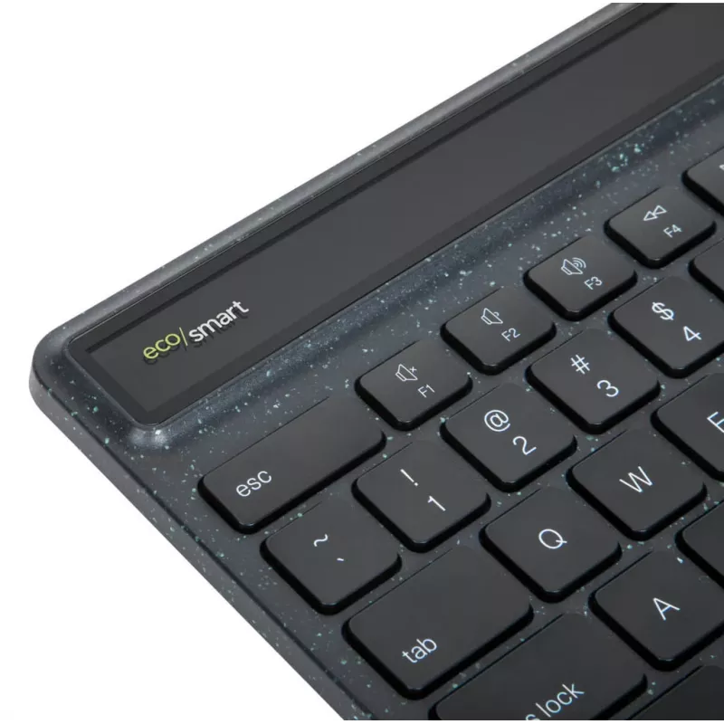 Targus Sustainable Energy Harvesting EcoSmart teclado universal Bluetooth QWERTY nórdico negro