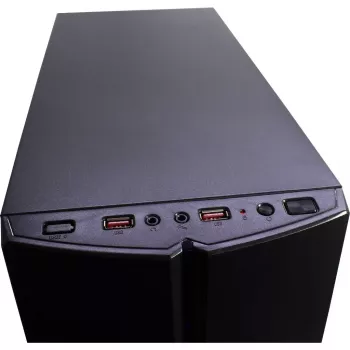 Caja de PC Inter-Tech B-48 torre Midi negra