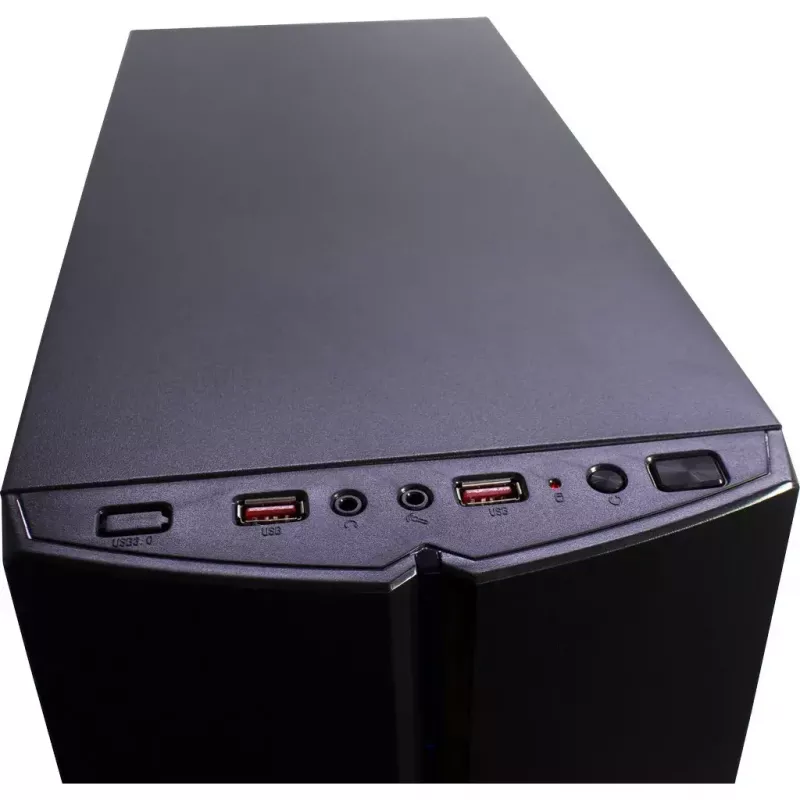 Caja de PC Inter-Tech B-48 torre Midi negra