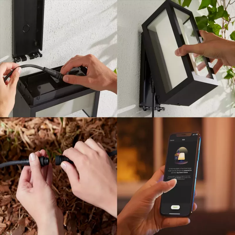 Philips Hue White and Colour Ambience Impress aplique de pared exterior (baja tensión)