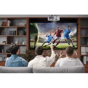 Proyector de corta distancia OPTOMA GT2000HDR — 3500 lúmenes ANSI, DLP, 1080p, relación de proyección 0,496:1, fuente de luz láser