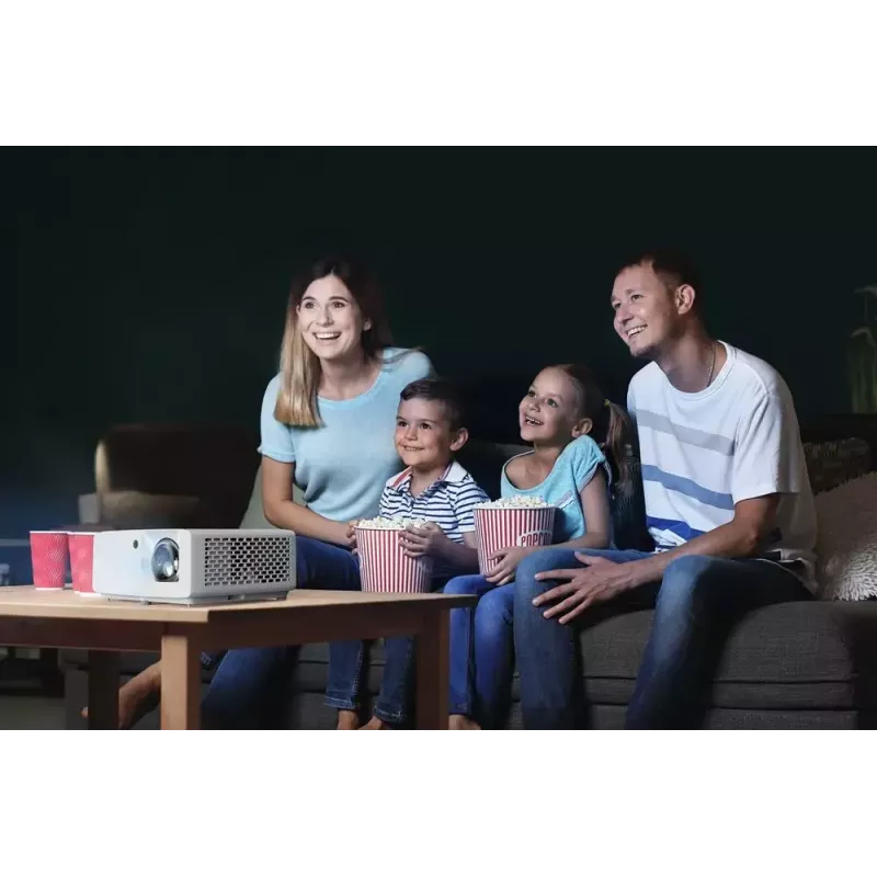 Proyector de corta distancia OPTOMA GT2000HDR — 3500 lúmenes ANSI, DLP, 1080p, relación de proyección 0,496:1, fuente de luz láser