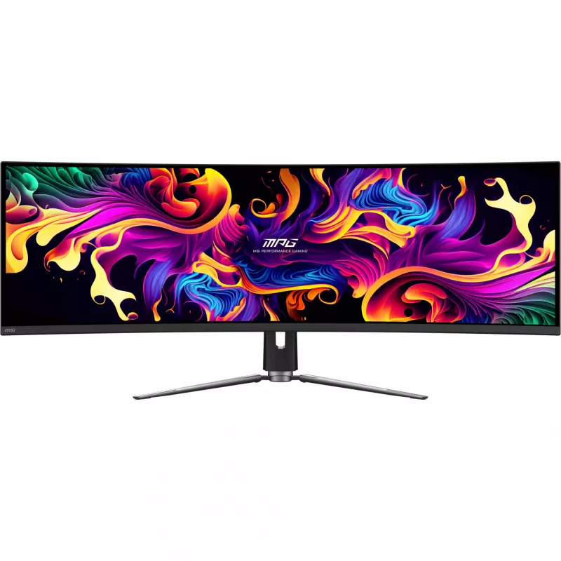 MSI MPG 491CQPXDE QD-OLED Monitor de ordenador 124,5 cm (49 inch) 5120 x 1440 píxeles Dual QHD Negro