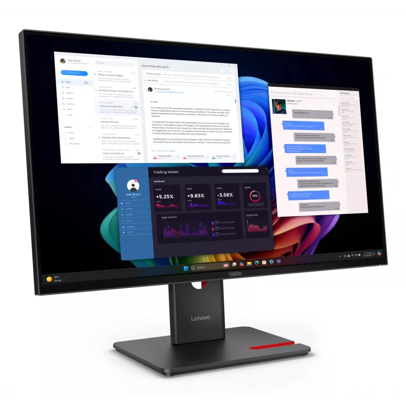 Lenovo ThinkVision T27UD-40 Monitor, 68,6 cm (27