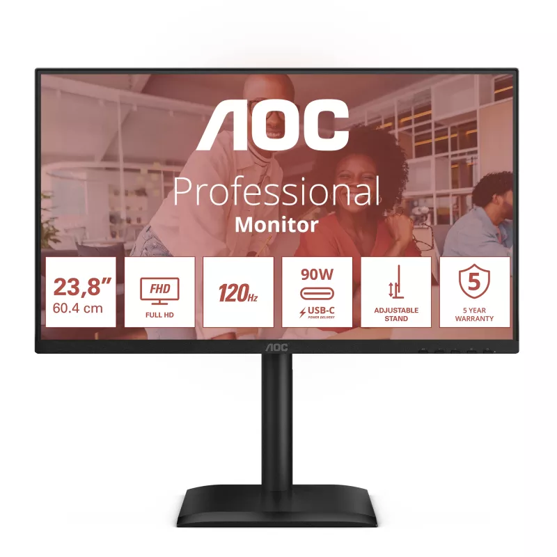 AOC E4 24E4CV Monitor de ordenador 60,5 cm (23,8