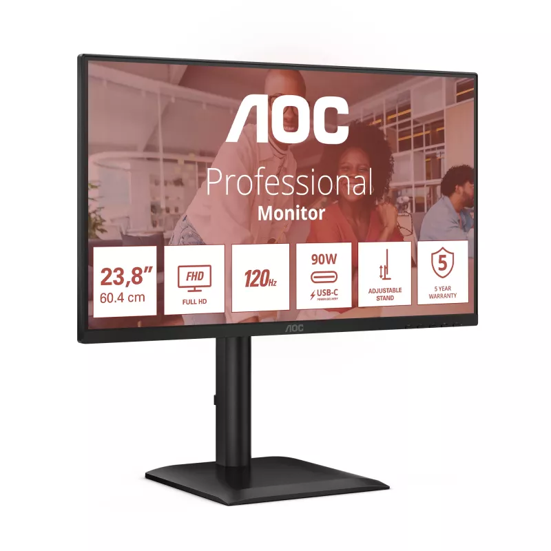 AOC E4 24E4CV Monitor de ordenador 60,5 cm (23,8