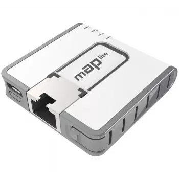 MIKROTIK Map Lite con CPU de 650 MHz, 64 MB RAM, 1x LAN, Dual integrado