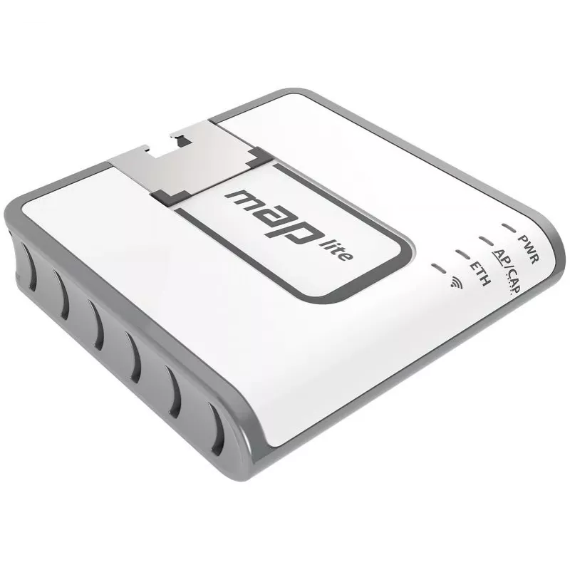 MIKROTIK Map Lite con CPU de 650 MHz, 64 MB RAM, 1x LAN, Dual integrado