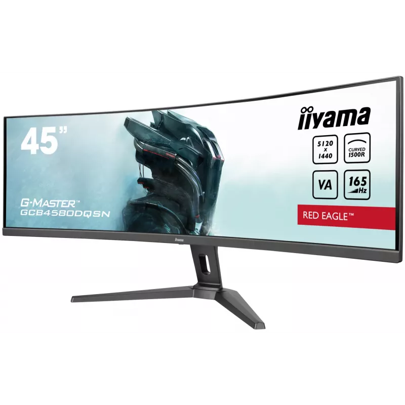iiyama G-MASTER RED EAGLE CURVED Monitor de ordenador 113 cm (44,5 inch) 5120 x 1440 píxeles Dual QHD LED Negro