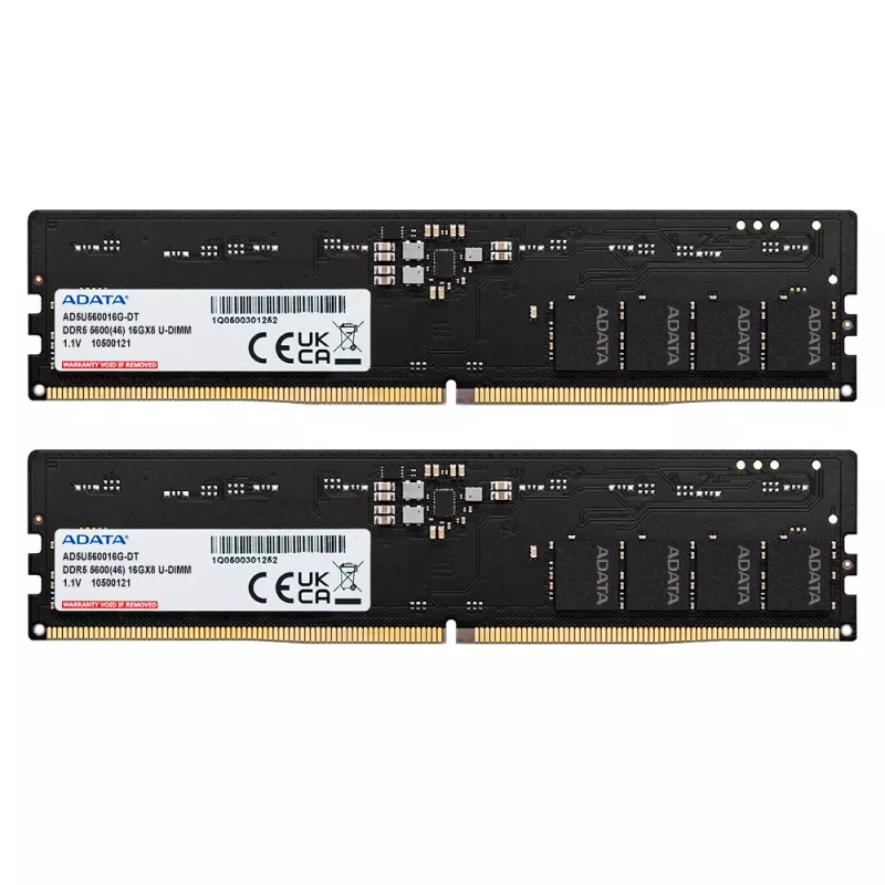 ADATA AD5U560032G-DT Módulo de memoria 64 GB 2 x 32 GB DDR5 288-Pin DIMM