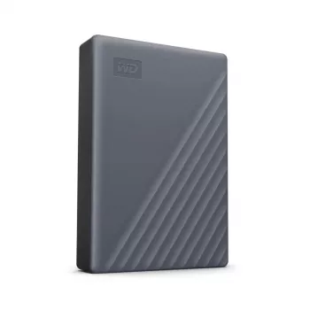 WESTERN DIGITAL Disco duro portátil – My Passport – 4 TB – USB-C/A 3.2 Gen 1 – Gris