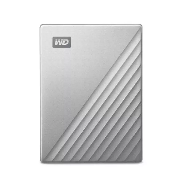 WESTERN DIGITAL Disco duro - MY PASSPORT ULTRA - 1 TB - USB-C 3.2 Gen 1 - Plata