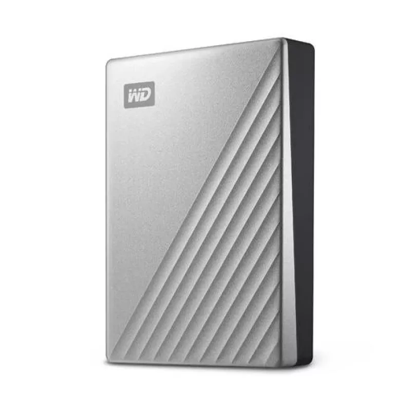 WESTERN DIGITAL Disco duro - MY PASSPORT ULTRA - 1 TB - USB-C 3.2 Gen 1 - Plata