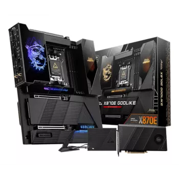 Placa base MSI MEG X870E GODLIKE — Chipset X870E, Socket AM5, ATX, Compatibilidad DDR5