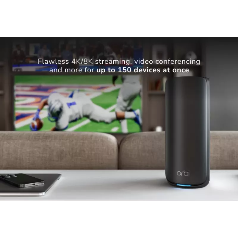 NETGEAR Orbi 870 tribanda (2,4 GHz / 5 GHz / 6 GHz) Wi-Fi 7 negro 4 antenas internas