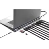 Dock/hub Manhattan USB-C 10 puertos 4K 60Hz Power Delivery