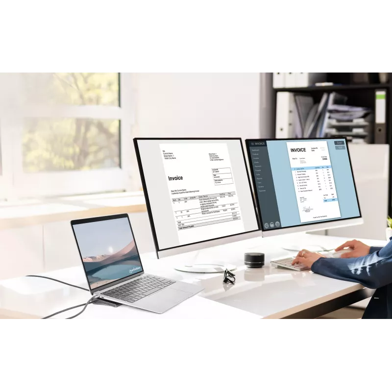 Dock/hub Manhattan USB-C 10 puertos 4K 60Hz Power Delivery
