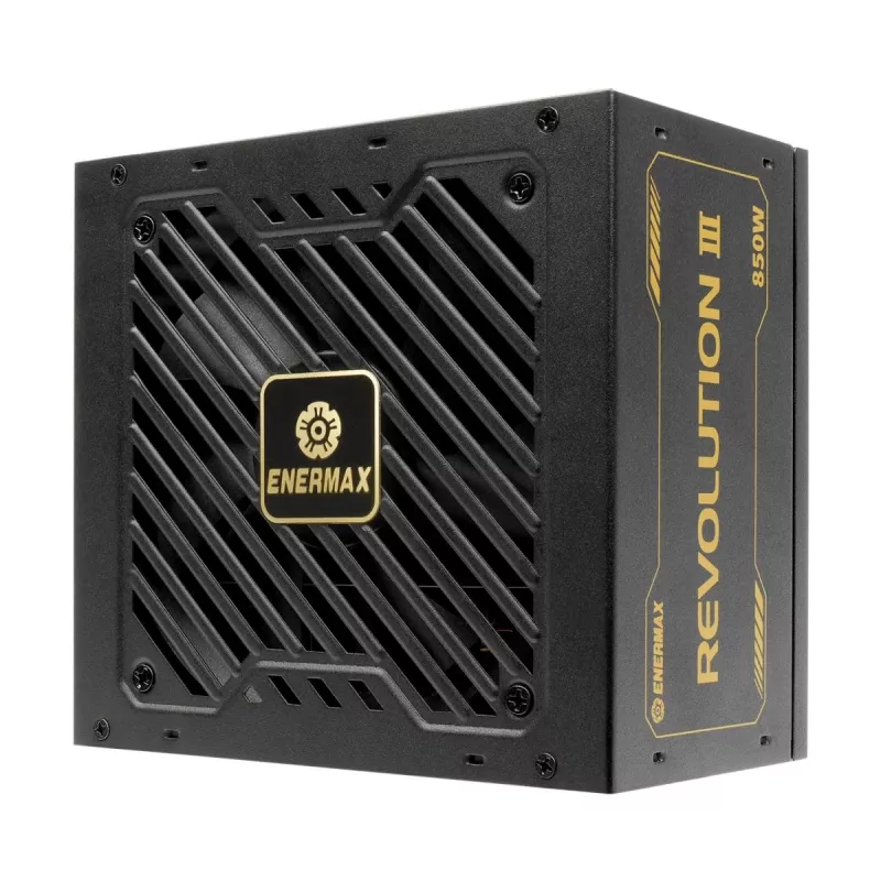 ENERMAX Revolution III ERV850G-AHG-MAC fuente de alimentación 850 W, 80 PLUS Gold, totalmente modular, ATX, negra
