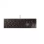 Teclado fino CHERRY KC 6000 universal USB US English negro