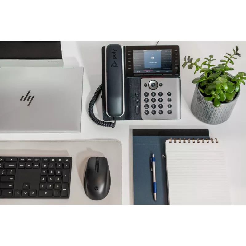HP Poly Edge E550 teléfono IP y compatible con PoE, IPS, 800 x 480 píxeles, 5:3, WPA2-Enterprise, EAP-TLS, HTTPS, ENERGY STAR, EAC, RoHS, Federal Communications Commission (FCC), CE