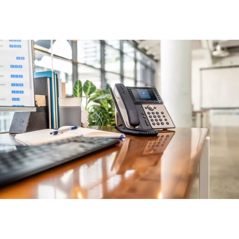 HP Poly Edge E550 teléfono IP y compatible con PoE, IPS, 800 x 480 píxeles, 5:3, WPA2-Enterprise, EAP-TLS, HTTPS, ENERGY STAR, EAC, RoHS, Federal Communications Commission (FCC), CE