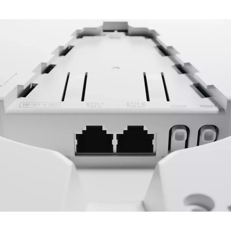 Punto de acceso de techo/pared MikroTik cAP XL ac Wi‑Fi 802.11ac Dualband 2,4/5 GHz PoE, 2× Gigabit Ethernet, RouterOS, blanco