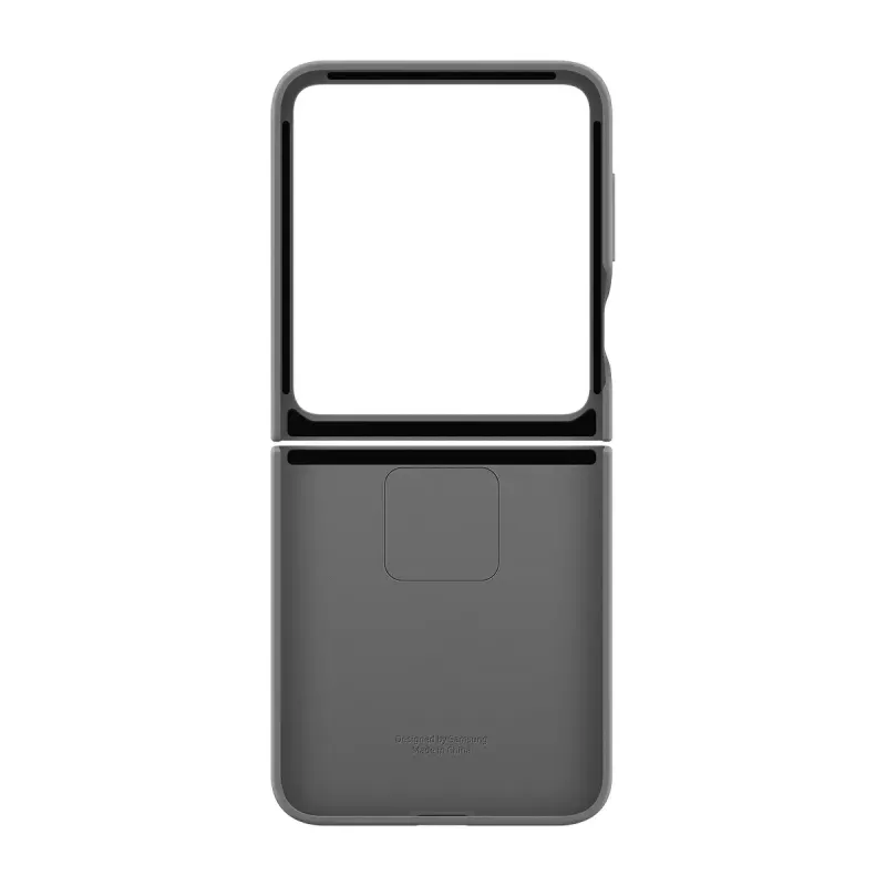 Samsung EF-PF741TJEGWW funda de silicona con anillo para Galaxy Z Flip6, gris