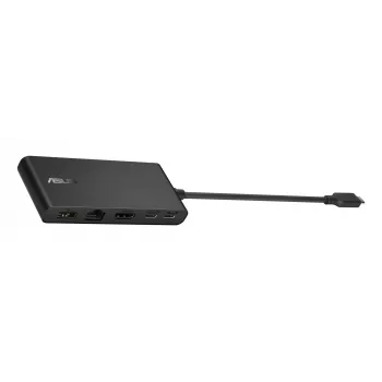 ASUS Dual 4K USB-C Dock DC201 Con cable USB 3.2 Gen 2 (3.1 Gen 2) Type-C Negro