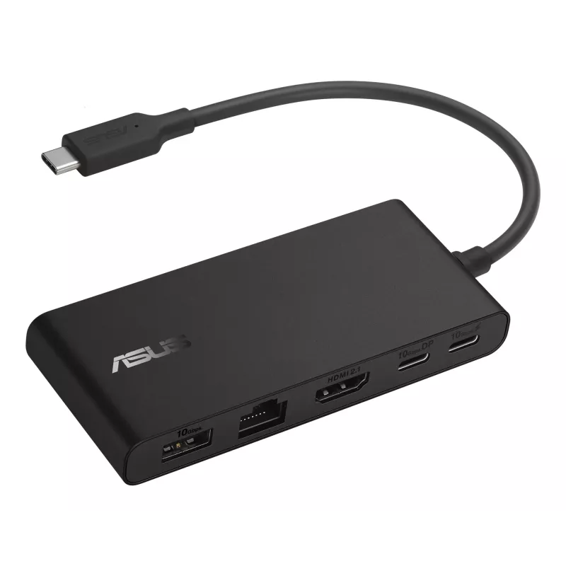 ASUS Dual 4K USB-C Dock DC201 Con cable USB 3.2 Gen 2 (3.1 Gen 2) Type-C Negro