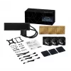 Kit de refrigeración líquida ASUS ProArt LC 360 Negro — 3 ventiladores de 120 mm 800–2200 rpm, radiador 360 mm, base de cobre, tubos de 40 cm