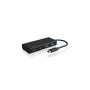 ICY BOX IB-HUB1426-CPD USB 3.2 Gen 1 (3.1 Gen 1) Type-C 5000 Mbit/s Negro