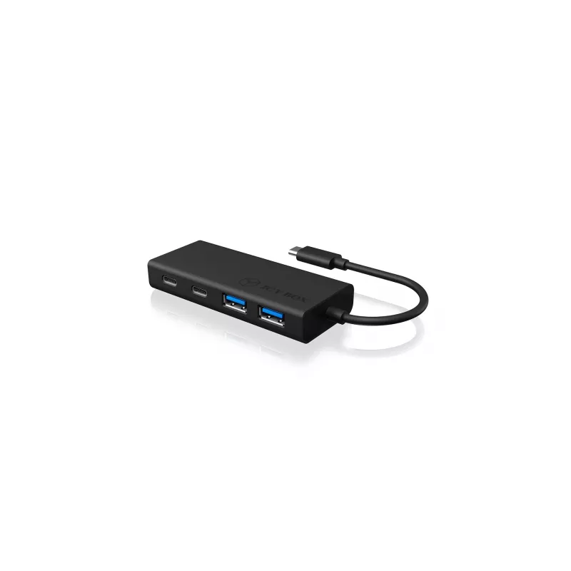 ICY BOX IB-HUB1426-CPD USB 3.2 Gen 1 (3.1 Gen 1) Type-C 5000 Mbit/s Negro