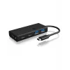 ICY BOX IB-HUB1426-CPD USB 3.2 Gen 1 (3.1 Gen 1) Type-C 5000 Mbit/s Negro