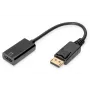 Cable DIGITUS DP - HDMI 20 cm negro DP - HDMI tipo A M/H HDMI 2.0