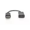 Cable DIGITUS DP - HDMI 20 cm negro DP - HDMI tipo A M/H HDMI 2.0