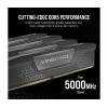 Memoria RAM CORSAIR 64GB - DDR5 (2x32GB) DRAM 5600MT/s CL40 kit de memoria - negro Vengeance
