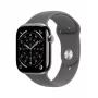 APPLE Watch Series 11 GPS + Cellular 42mm caja de titanio natural con correa deportiva Stone Grey S/M
