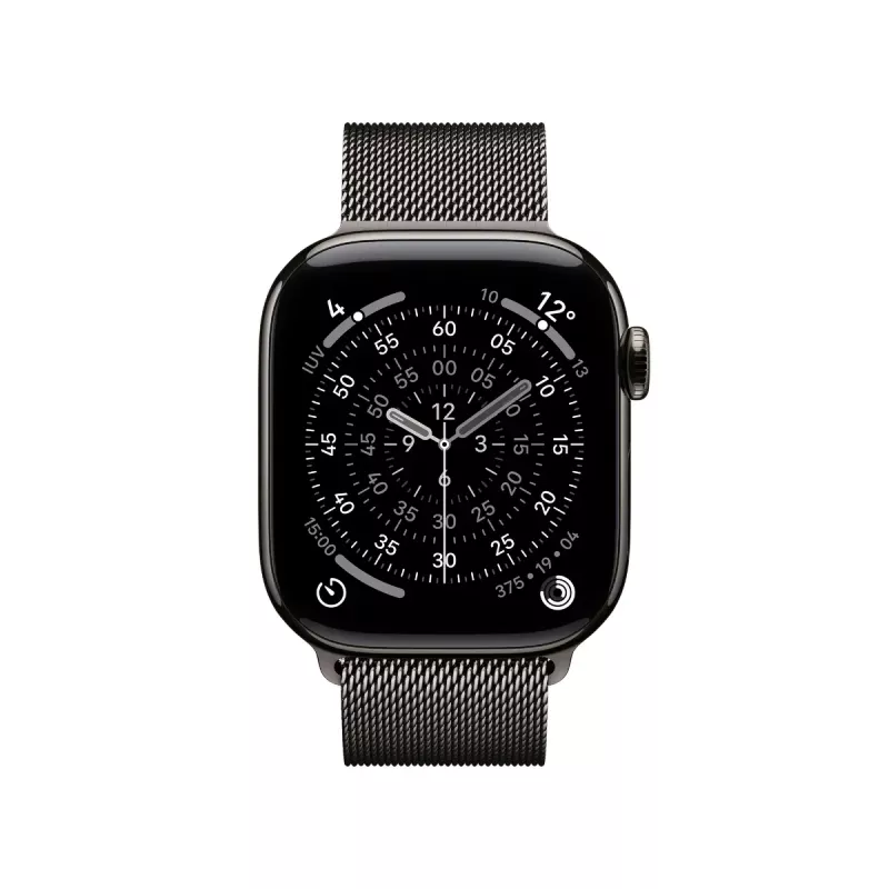 APPLE Watch Series 11 GPS + Cellular 42mm caja de titanio pizarra con milanesa pizarra