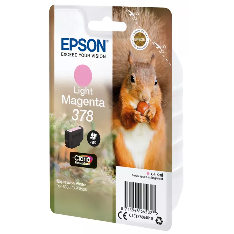 Epson Squirrel pack individual magenta claro 378 tinta Claria Photo HD