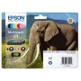 Epson Elephant multipack 6 colores 24 tinta Claria Photo HD, rendimiento estándar, negro, cian, cian claro, magenta, magenta claro, amarillo, 5,1 ml, 4,6 ml, 6 unidades, multipack