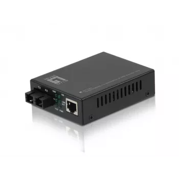 LevelOne conversor de medios RJ45 a SC Gigabit, fibra multimodo, 550 m